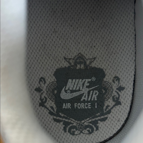 New Nike Air Force 1 White Sneakers with custom Gucci details. - Picture 2 of 5